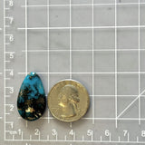 Large Ocean Blue Teardrop Ithaca Peak Turquoise Dimensions