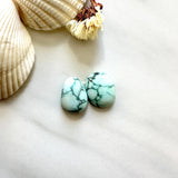 Small Sky Blue Mixed Sonora Turquoise, Set of 2 Background