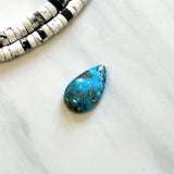 Large Sky Blue Teardrop Ithaca Peak Turquoise Background