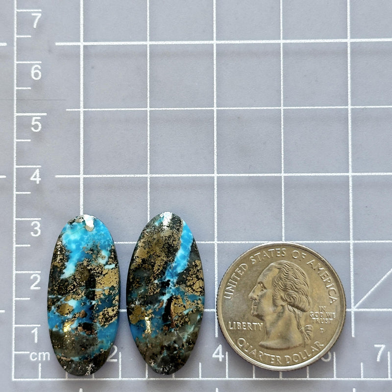 Large Ocean Blue Surfboard Ithaca Peak Turquoise, Set of 2 Dimensions