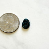 Small Deep Blue Freeform Lander Blue Turquoise Dimensions