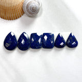 Small Deep Blue Mixed Lapis Lazuli, Set of 6 Background