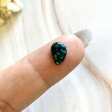 Small Ocean Blue Freeform Lander Blue Turquoise Background