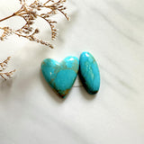 Large Sky Blue Mixed Ithaca Peak Turquoise, Set of 2 Background