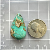 Large Sea Green Teardrop Crescent Lake Variscite Dimensions