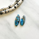Large Sky Blue Mixed Ithaca Peak Turquoise, Set of 2 Background