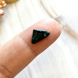 Small Deep Blue Triangle Lander Blue Turquoise Background