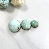 Small Mixed Freeform Carico Lake Turquoise, Set of 3 Background