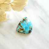 Large Sky Blue Freeform Royston Turquoise Background