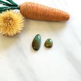 Small Sea Green Freeform Royston Turquoise, Set of 2 Background