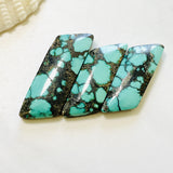 Large Sky Blue Freeform Yungai Turquoise, Set of 3 Background