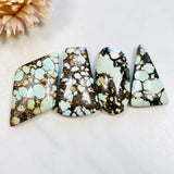 Large Sky Blue Mixed Yungai Turquoise, Set of 4 Background