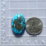 Large Ocean Blue Oval Ithaca Peak Turquoise Dimensions