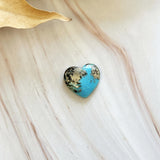 Large Sky Blue Heart Ithaca Peak Turquoise Background