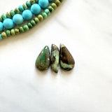 Small Mixed Mixed Crescent Lake Variscite, Set of 3 Background
