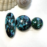 Medium Ocean Blue Mixed Yungai Turquoise, Set of 3 Background