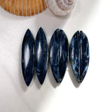 Large Deep Blue Freeform Pietersite Quartz, Set of 4 Background