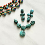 Small Sky Blue Mixed Sonora Turquoise, Set of 12 Background