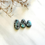 Medium Sky Blue Mixed Blue Moon Turquoise, Set of 3 Background