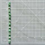 Sea Green Lucid Variscite Drum Beads Dimensions