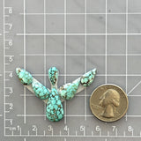 Small Sky Blue Mixed Namtso Lake Turquoise, Set of 6 Dimensions