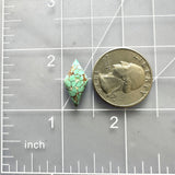 Small Sky Blue Diamond Yungai Turquoise Dimensions