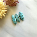 Medium Sky Blue Surfboard Namtso Lake Turquoise, Set of 3 Background
