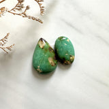 Large Bamboo Green Mixed Bamboo Mountain Turquoise, Set of 2 Background