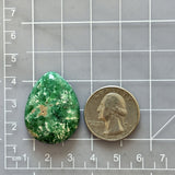 Large Mint Green Teardrop Crescent Lake Variscite Dimensions