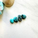 Small Sky Blue Freeform Yungai Turquoise, Set of 4 Background
