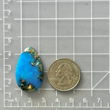 Large Sky Blue Teardrop Ithaca Peak Turquoise Dimensions