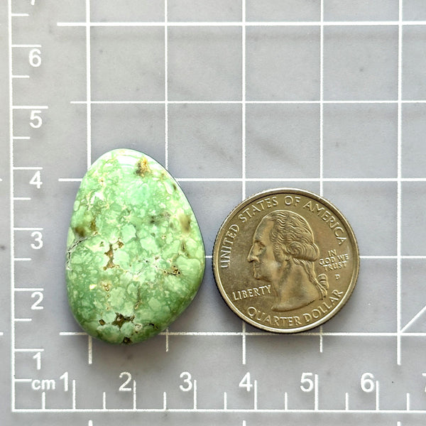 Large Mint Green Freeform Broken Arrow Variscite Dimensions