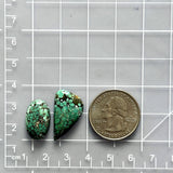 Medium Sea Green Mixed Bamboo Mountain Turquoise, Set of 3 Dimensions