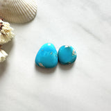Medium Sky Blue Mixed Sonoran Blue Turquoise, Set of 2 Background