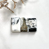 Medium Mixed Bar White Buffalo Dolomite, Set of 3 Background