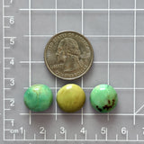 Small Mixed Round Mixed Turquoise, Set of 3 Dimensions