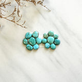 Small Sky Blue Mixed Lone Mountain Turquoise, Set of 15 Background