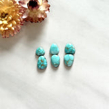 Small Sky Blue Mixed Lone Mountain Turquoise, Set of 6 Background