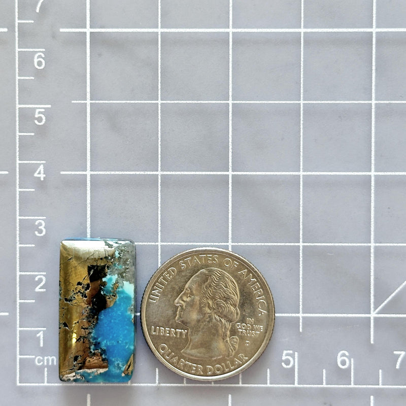 Large Sky Blue Bar Ithaca Peak Turquoise Dimensions
