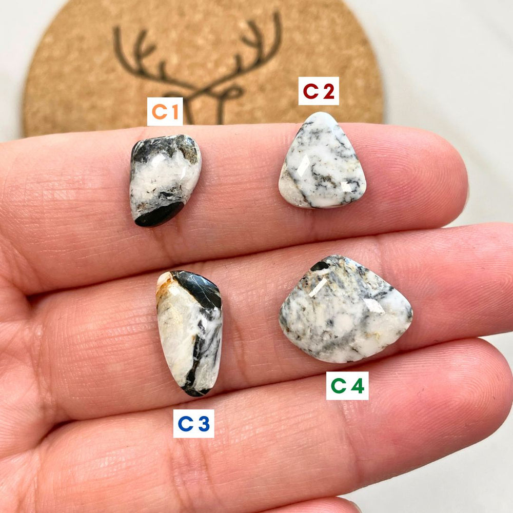 3. Small Freeform White Buffalo - 111924 – Turquoise Moose