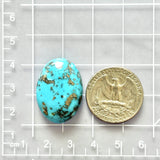Large Sky Blue Oval Ithaca Peak Turquoise Dimensions