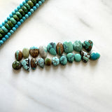 Small Mixed Mixed Mixed Turquoise, Set of 20 Background