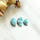 Small Sky Blue Half Moon Yungai Turquoise, Set of 3 Background