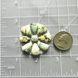 Small Mixed Mixed Mixed Turquoise, Set of 9 Dimensions