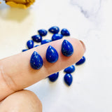 7x9mm Teardrop Lapis Lazuli, Set of 8