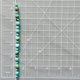 Sky Blue Fox Turquoise Smooth Nugget Beads Dimensions