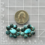 Small Mixed Mixed Yungai Turquoise, Set of 18 Dimensions