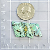 Medium Mint Green Freeform Treasure Mountain Turquoise, Set of 3 Dimensions