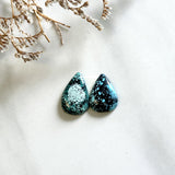 Small Sky Blue Teardrop Yungai Turquoise, Set of 2 Background
