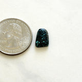 Small Deep Blue Freeform Lander Blue Turquoise Dimensions